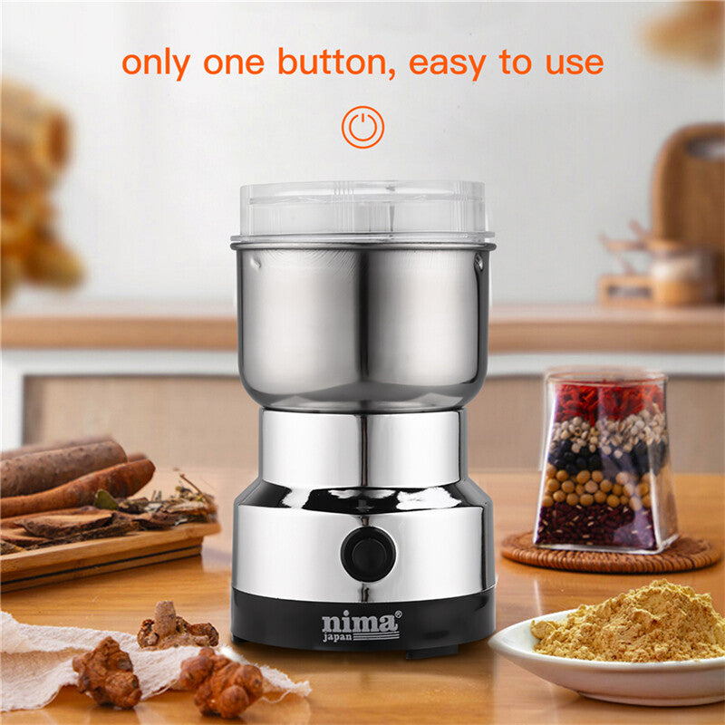 Electric Spice & Coffee Grinder — Stainless Steel Blade