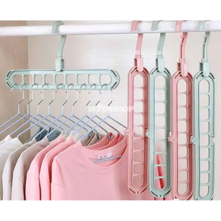 9-Hole Multifunctional Folding Hanger