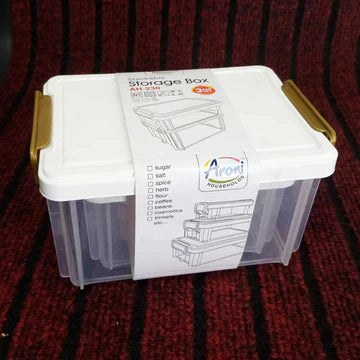 3-Piece Multi-Purpose Stackable Storage Boxes