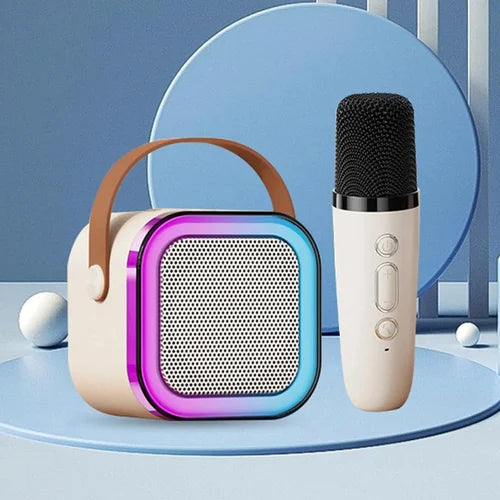 K12 Mini Karaoke Microphone Speaker With Built-In Mic