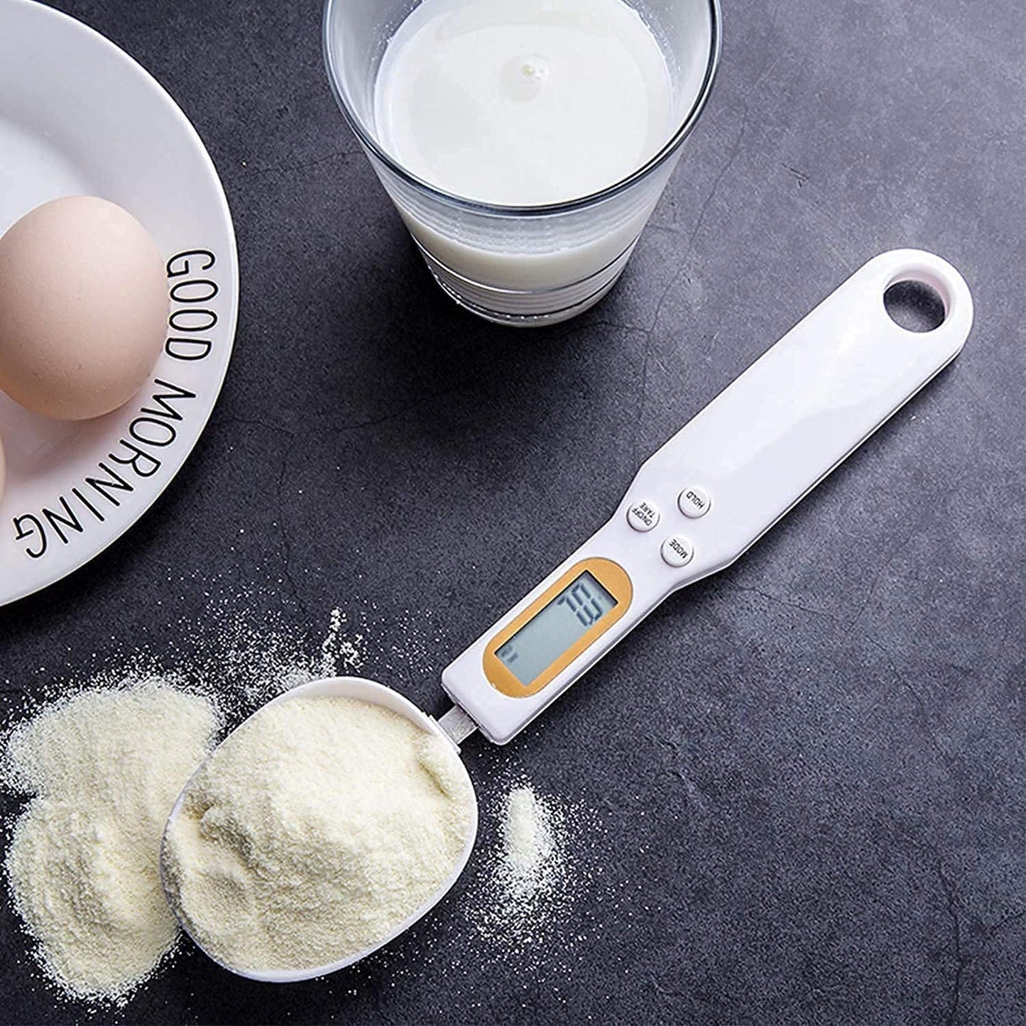 Digital Display Kitchen Scale Spoon — Rechargeable Precise