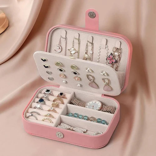 Korean Ins Style Portable Jewellery Storage Box — Aesthetic