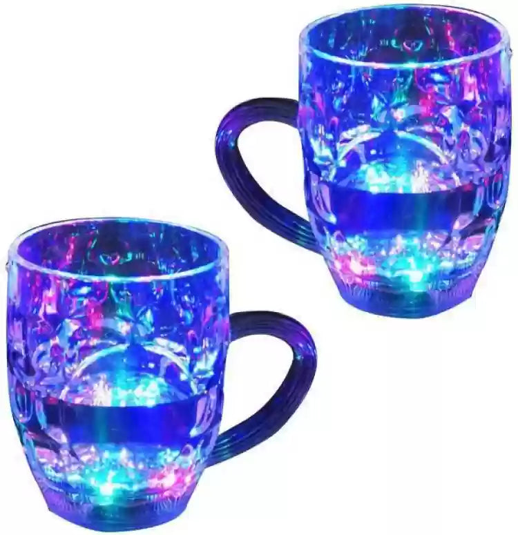 Rainbow Coloured Borosilicate Glass Drinking Cup