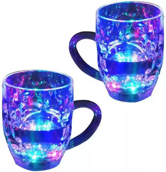 Rainbow Coloured Borosilicate Glass Drinking Cup