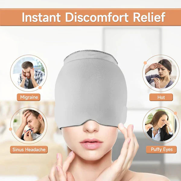 Ice Gel Comfort Relief Cap For Headaches & Migraines