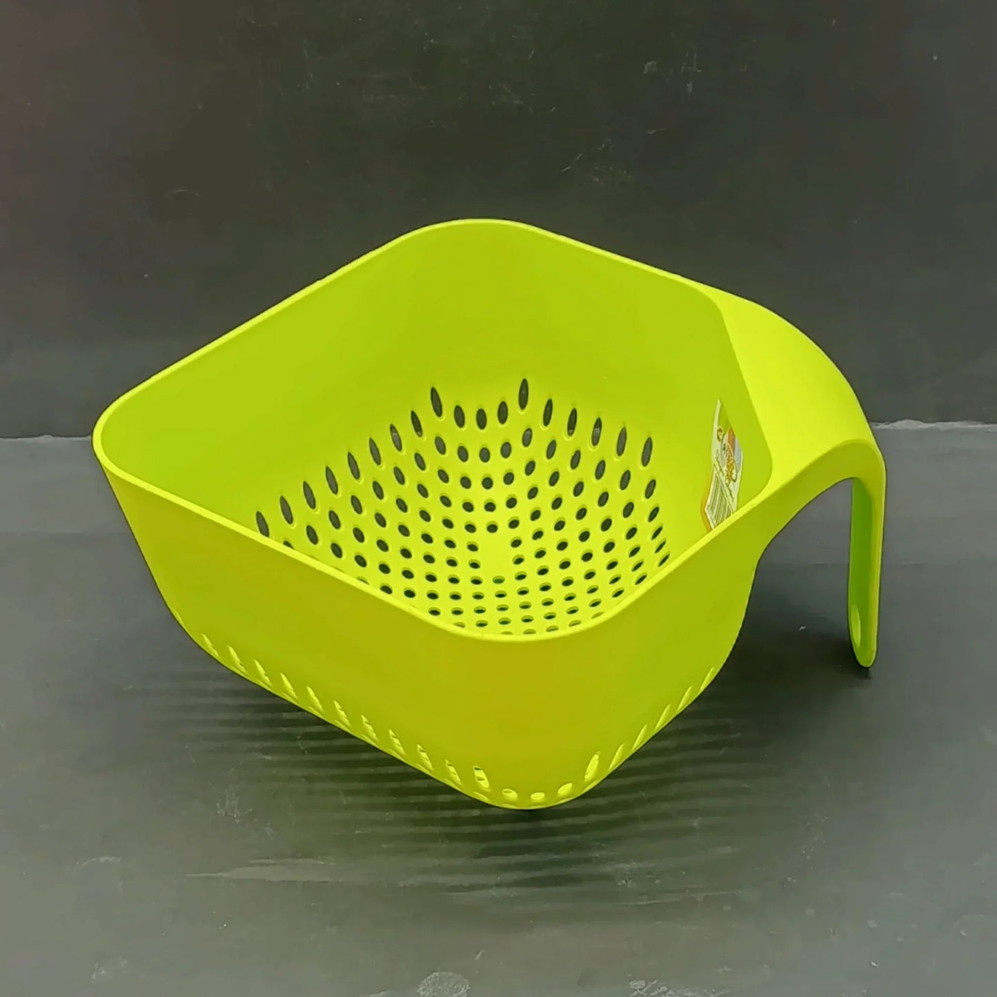 Classic Plastic Rice Washing Strainer Bowl With Handle