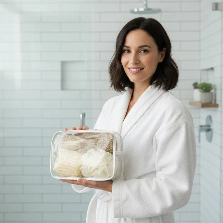 Bathroom Countertop Soap & Accessories Organizer Set