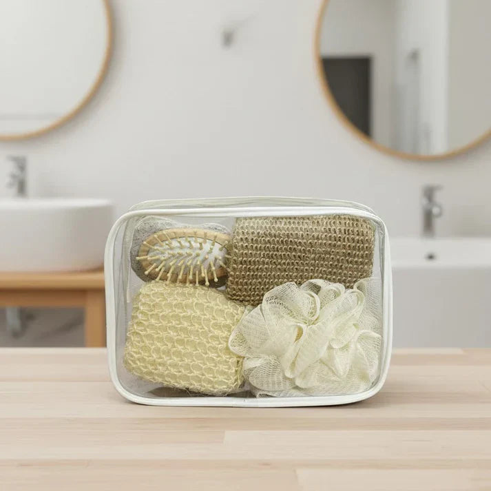 Bathroom Countertop Soap & Accessories Organizer Set