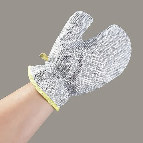 5-Piece Reuseable Steel Wire Dishwashing Glove